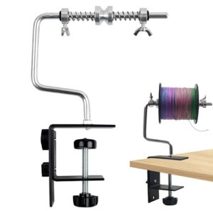 Schnurspulgerät für die effiziente Aufspulung von Angelschnur, inklusive Einstellbarer Spannung und Klemme