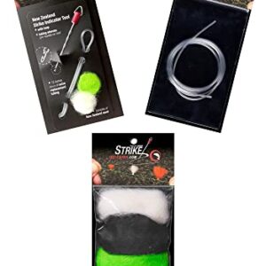 Bissanzeiger-Kombipaket von Strike Indicat New Zealand - perfekter Schlauch und Handbuch für den erfolgreichen Fischfang
