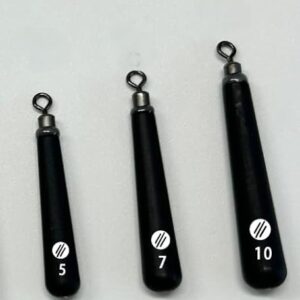 Tungsten Free Rig von Stripes Fishing, Angelzubehör, 2er Pack, MATT SCHWARZ, hochwertige Konstruktion, robust und widerstandsfähig, perfekt für Fischen in Gewässern mit hohem Wasserdruck