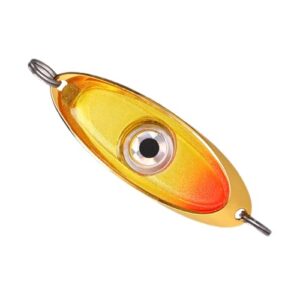 Unterwasser-Köderlicht, Wasserdichte Fisch-Anziehungslampe mit Augenmuster und Marine-Blinker. Perfekt für das Angeln im Meer, im Fluss oder See.