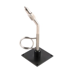 Tragbarer Fliegenbinden-Schraubstock mit Basis und Mini-Köder, ideal für Fliegenfischen und Outdoor-Abenteuer