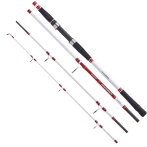 Balzer Magna Nordic Pro Heavy Pilk Travel, 2,40m lange Angelrute mit 80-265g Wurfgewicht, geeignet für Reisen und Hochseeangeln