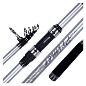 CYMMIYT Angel Rute Surf Stange 5.0/4.5/4.2/4.05/3,9 m Teleskop Angeln Reise Spinning Power 60-200g Wurf Surfcasting Shore Casting Pole für Süßwasser und Salzwasser