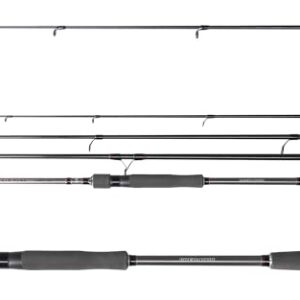 Angelrute für den Reisegebrauch, Daiwa Fuego Predator Travel Spin, 2,70m, 20-60g, 4 Teile, schnelle Rutenaktion, Raubfisch Angelrute