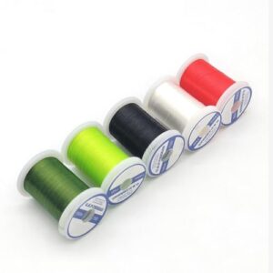 Bunte Spulen mit Hochfestem 75D-Fliegenbindgarn für Fliegenfischen und Hakenbinden, verschiedene Farben