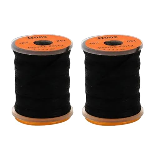 Fliegenbindenfaden, fluoreszierend, 91,4 Meter lang, ideal für Barsch-Angelhaken und das Fliegenbinden