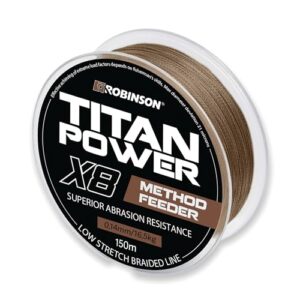 Robinson Geflochtene Angelschnur X8 - Angelschnur geflochten, 0,14 mm – 16,5 kg - 150m, Abriebfest und dehnungsarm, Ideal für Feeder- und andere Grundangeltechniken