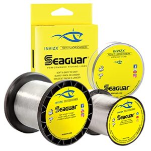 Seaguar Invizx 15VZ200 Süßwasser-Angelschnur, 100% Fluorkohlenstoff, 6,8 kg, 200 m Bruchstärke/Länge, transparent