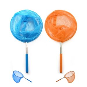 Teleskop für Kinder zum Fangen von Schmetterlingen, 2 Stück mit Teleskopstange für Outdoor-Aktivitäten in der Natur