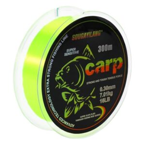 Fluoreszierende Karpfenschnur von Yun Nong - hochwertiges Monofilament für Angeln bei schwachem Licht im Süßwasser