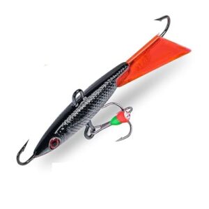 Hochwertiger Eisangeln Köder Balancer mit robuster Konstruktion und einzelnen Haken für die Jagd auf Forelle, Bass, Hecht und Karpfen