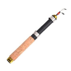 Eisangelrute, Teleskop-Rute für Salzwasserangeln, Outdoor-Aktivitäten, Eisangeln, Angelruten, robust und widerstandsfähig gegen harte Winterbedingungen