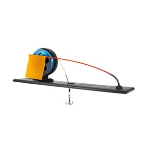 Eisangeln Tip Up Zubehör Set mit orangefarbener Flagge für die Winterausrüstung im Freien