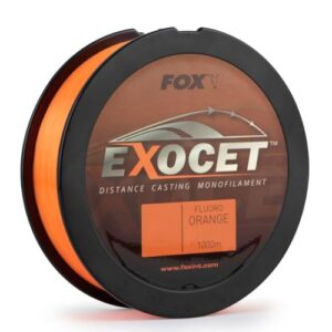 Fox Exocet Fluoro Orange Mono - 1000m monofile Karpfenschnur mit Durchmesser/Tragkraft: 0.26mm / 4.9kg / 10lbs für exzellente Qualität und hohe Zuverlässigkeit