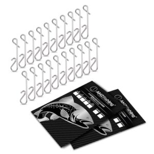 NEU AMZ Fishing 20x Knotenlosverbinder Angeln, Größe S-XXL, universeller Schnurverbinder für verschiedene Angelarten mit hoher Tragkraft