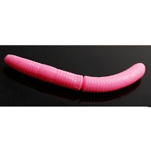 Gummiköder für Angelzwecken, Libra Lures Fatty D?Worm Käse 017-bubble Gum, ideal für verschiedene Fischarten wie Bachforelle und Regenbogenforelle.