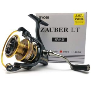 Die Ryobi Zauber 3000 LT ist eine starke und langlebige Angelrolle für das Angeln auf Hecht, Zander und Barsch. Sie bietet eine robuste Konstruktion und ein hochwertiges Material für ein angenehmes und erfolgreiches Angel-Erlebnis.