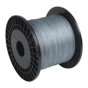 Hochwertige Angelschnur für professionelle Angler, geflochtene Methode, super starke Konstruktion, ideal für Süßwasser und Salzwasser, 4-strängig, PE-Fasern, Polyethylenfaserschnur