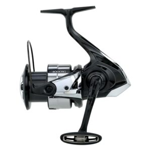 Hochwertige Spinning Angelrolle von SHIMANO, Vanquish 4000 FC XG, Frontbremse, ideal für Fortgeschrittene und Profis