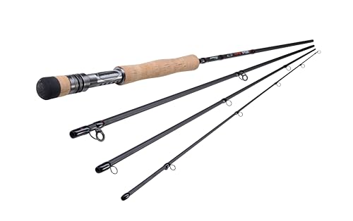 Leichte Fliegenrute für das Süßwasser-Fischen mit Carbonkonstruktion, schneller Aktion und sensibler Spitze