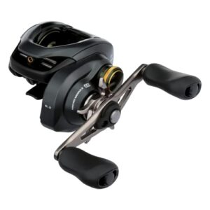 Shimano Curado 201 K, Linkshand Baitcast Angelrolle von Shimano - perfekte Angelrolle für den Baitcasting-Sport mit hoher Qualität und Zuverlässigkeit