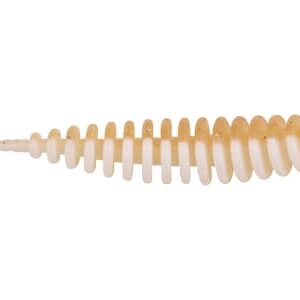 Flexibler, UV-aktiver Forellenköder mit Knoblaucharoma, langlebiger Gummimischung und speziellen Lamellen für eine hohe Erfolgsquote bei der Angel