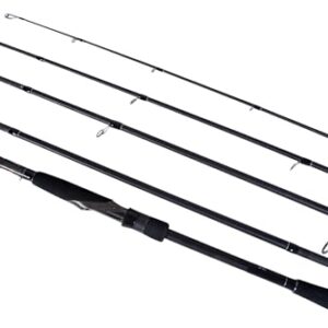 Ultimate Quest Spin Reiserute 2.40m (40-80g) (5-Delig) - Spinnrute für reisenden Angler mit verschiedenen Gewichten und Längen