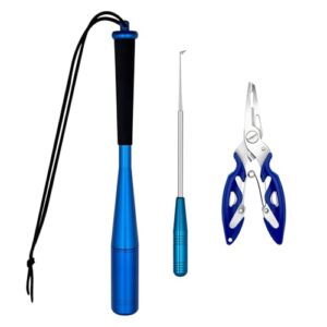 Fischtöter-Set mit Rutschsicherer Griff, Hakenlöser und Zange für das Angeln im Freien
