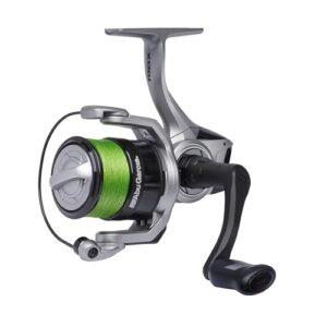 Abu Garcia Max X Spinnrolle für Süßwasser-Angeln, Hochleistungsfishingspinnrad mit vorgespulter Schnur für Hecht, Barsch und Zander