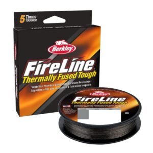 Berkley FireLine Fischschlange, 8-Litzen-Superlinie, ultra-zäh und abriebfest geflochtene Angelschnur für Feingefühl und geschmeidige Würfe, Crystal, 0.17mm, 23.54 lb|10.7 kg, 164yd|150m