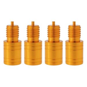 ECSiNG 4 Stück Fischkescher-Griffverbinder für die meisten Fischernetzköpfe, perfekte Verbindung zwischen Fischernetz und Griff, aus Legierungsmaterial hergestellt, hochwertige Angelrute-Ergänzung