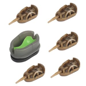 Futterkorb für das Angeln mit 5 verschiedenen Gewichten und einem mehrfach gebogenen Design, um den Köder sicher zu halten