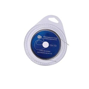 Fischereistahldraht mit 7 Strängen, geflochten aus Edelstahl, Kunststoffüberzug, verschiedene Zieharten (30 lbs) erhältlich