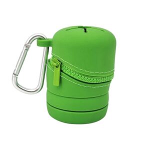 Multifunktionale Ausrüstung für Fluss, See und Outdoor-Sport - Faltbare Silikonbox mit integriertem Mülleimer und Haken