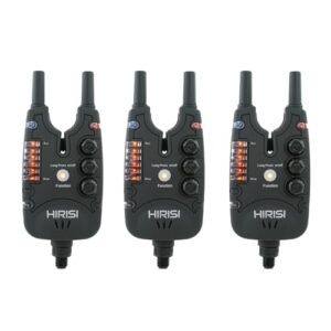 Hirisi Tackle Wasserdichter Bissanzeiger zum Karpfenangeln mit 9 LEDs und Lautstärketon-Empfindlichkeitseinstellung