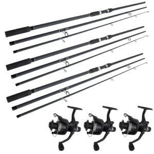 Karpfen angeln, einsteiger set, Helius Runner III, Karpfenrute Black Phantom II, Karpfenset 3 Combos