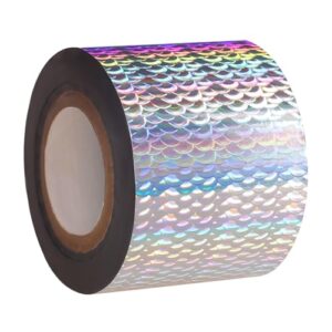 Buntes Angelköder Aufkleber, Köder Heißprägefolie, Reflektierende Dekoration für Fischköder für Alle Angelgeräte