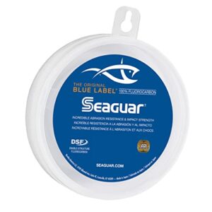 Blaues Etikett von Seaguar, 100% Fluorkohlenstoff, durchsichtig, 80-Pounds/100-Yards für das Fischen