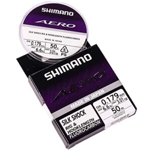 Shimano Fluorcarbon Draht 0,08 mm 12 LB 50 m - hochwertiger Draht für Angler mit geringer Dicke und hoher Langlebigkeit