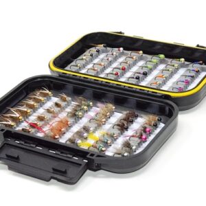 72 Euro tschechische Nymphen zum Forellenfischen ohne Widerhaken - Europäische Nymphe Fliegensortiment mit Wolframperlen, Jigs, Perdigons, Blutegel und Nymphen ohne Widerhaken für professionellen Fischfang