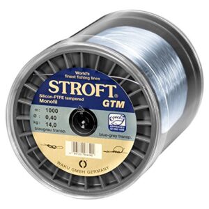 WAKU Schnur STROFT GTM Monofilament 1000m, 0,22mm-5,1kg - Eine hochwertige Monofile-Polyamid-Schnur mit einer Länge von 1000 Metern und einem Durchmesser von 0,220 mm. Ideal für Schläuche oder Seile.