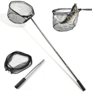 Klappbarer Karpfenkescher aus Aluminium für Teich, Fluss & See - Langlebiges Angelzubehör