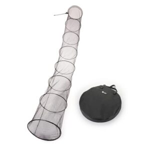 Fischschonender Keschernetz für den Ansitzangler mit gummiertem Netz und Tasche, ideal für einen sicheren Fischfang