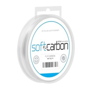 100% Fluorocarbon Vorfachschnur, unsichtbar, knotfest und schnell sinkend für Forelle, Barsch und klares Wasser