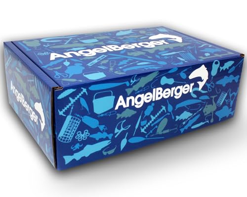 Angel Berger Monatsbox mit Angelzubehör, Promo Box für Fischen, Geschenk für Angler