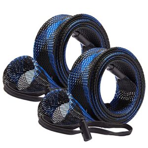 Bassdash Angelrutensocken, Schutzhüllen für Angelrute, Spincasting Rutenhülle, schützen Sie Ihre Angelrute bis 7-1/2 ft