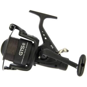 Freilaufrolle Carp Runner Rolle GTS 6000 inkl. Schnur, hochwertige Angelrolle mit Dual Metal Line Clips und Anti-Vibration-Systemen