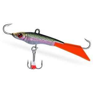 Hochwertiges Angel-Tageswerkzeug für verschiedene Gewässer, Rasierter Haken-Design, Dreifach-Haken-Design und Lichter Farbanstrich