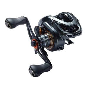 Die DOVIELLO GKA200 Baitcast-Angelrolle ist eine hochwertige Angelrolle mit einer 7,1:1 Hochgeschwindigkeits-Übersetzung und 9 kg Carbon-Zugkraft. Sie verfügt über ein 5-Magnet-Bremssystem und ein flaches Profil-Design, das den Windknoten um 40 % reduziert.
