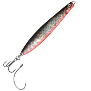 Hochwertiger Meerforellenblinker FTM Omura Caster, 15g Gewicht, Dark Rider Farbe, für Angelabenteuer geeignet